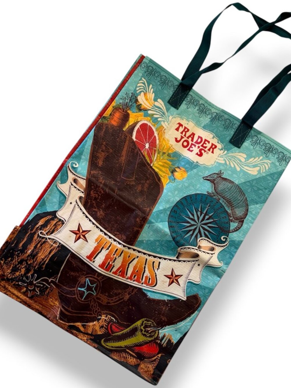 Trader Joe's Texas Reusable Shopper Tote Bag